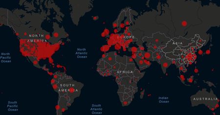 Koronawirus. Mapa pokazuje ponad 2 mln zakażeń na świecie. Statystyki w Polsce również rosną