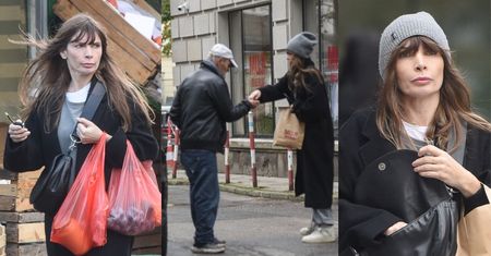 Hojna Agnieszka Dygant obdarowuje potrzebującego jałmużną podczas zakupów i pędzi do bryki za ponad ćwierć miliona złotych (ZDJĘCIA)