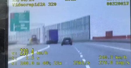 Pędził BMW po drodze ekspresowej z prędkością 240 km/h. Otrzymał mandat w wysokości 2500 zł i 15 punktów karnych