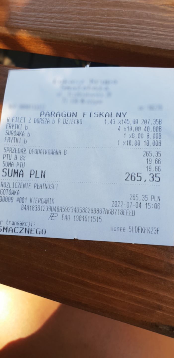 Paragon grozy nad morzem
