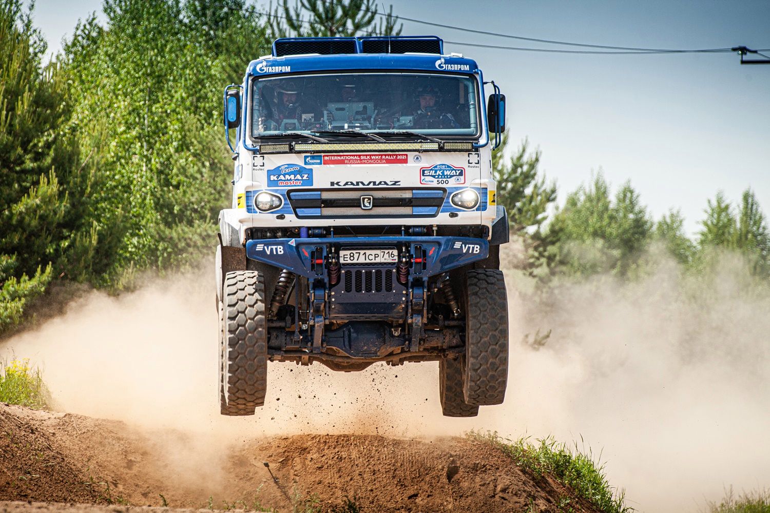 Kamaz startujący w Silk Way Rally 2021