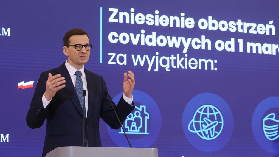Konferencja premiera Mateusza Morawieckiego w sprawie znoszenia obostrzeń