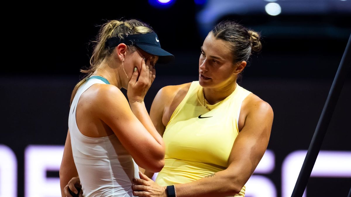 Na zdjęciu Paula Badosa i Aryna Sabalenka