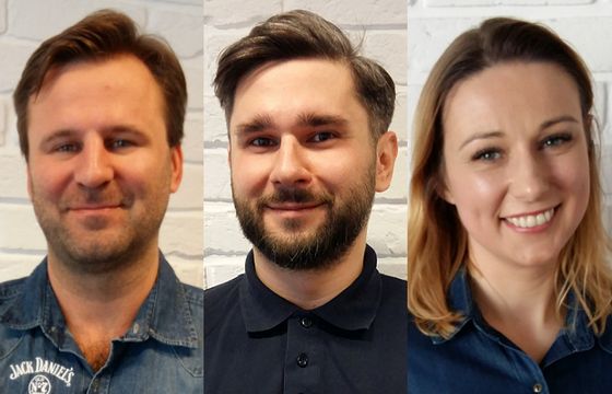 Michał Sosnowski, Łukasz Bajkowski i Sylwia Has w Havas Engage