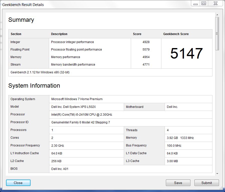 Dell XPS 15 L502x - multimedia na najwyższym poziomie [test cz. 2] 11