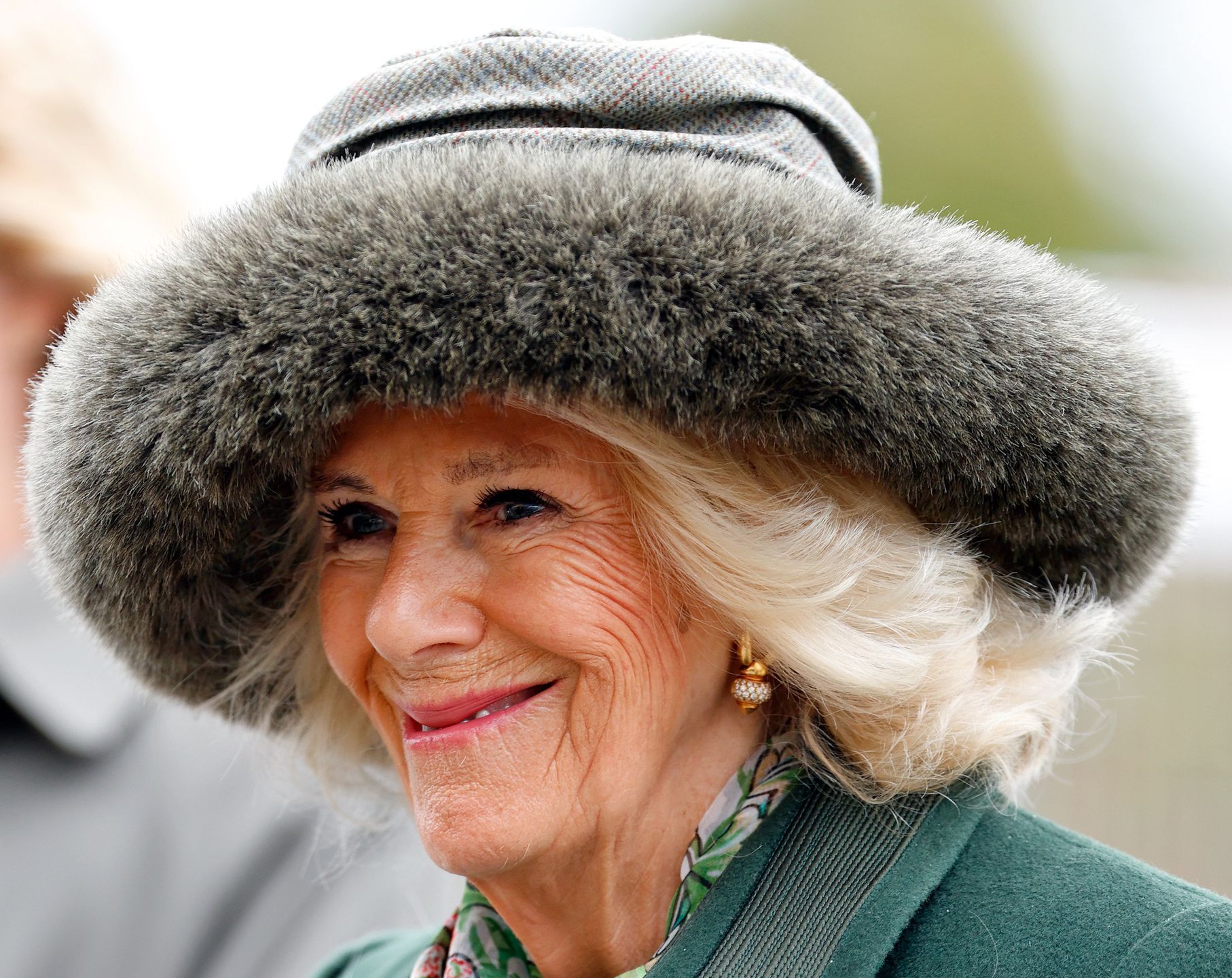 CHELTENHAM, UNITED KINGDOM - MARCH 13: (EMBARGOED FOR PUBLICATION IN UK NEWSPAPERS UNTIL 24 HOURS AFTER CREATE DATE AND TIME) Queen Camilla attends day 2 'Style Wednesday' of the Cheltenham Festival at Cheltenham Racecourse on March 13, 2024 in Cheltenham, England. This year organisers at the Cheltenham Festival have decided to re-style the traditional Ladies Day Meet calling it Style Wednesday. (Photo by Max Mumby/Indigo/Getty Images)Max Mumby/Indigo