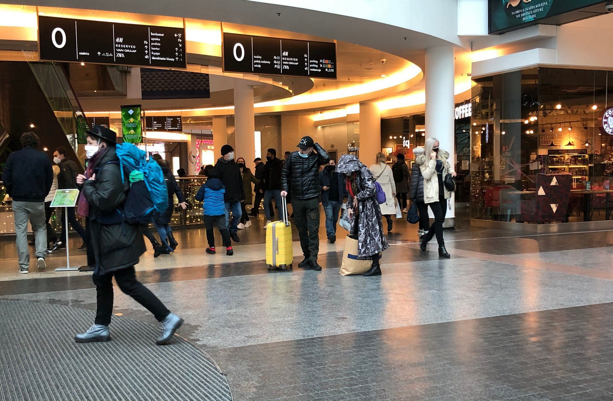 W Złotych Tarasach klientów nie brakowało