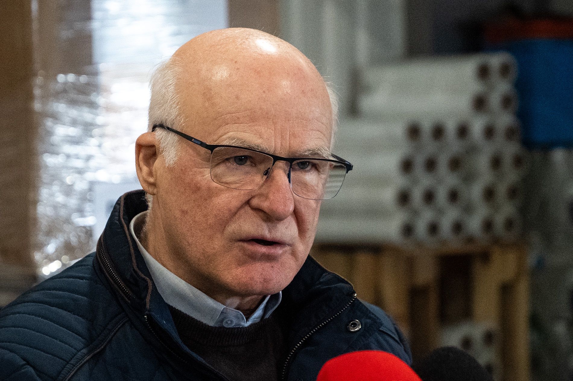 Mieczysław Augustyn - prezes Pilskiego Banku Żywności.