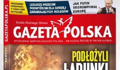 "Gazeta Polska" z płonącym tupolewem na okładce