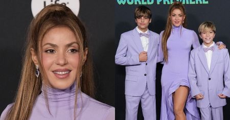 Shakira wpadła Z SYNAMI na premierę filmu. Urocze pociechy? (ZDJĘCIA)