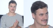 Mateusz Damięcki z wąsem... PASUJE MU?