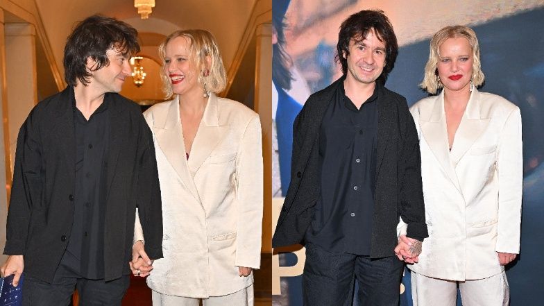 Joanna Kulig wpadła na ściankę w towarzystwie męża