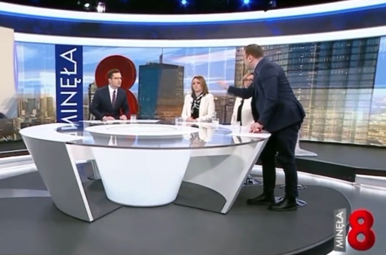 Awantura w "Minęła 8" w TVP Info