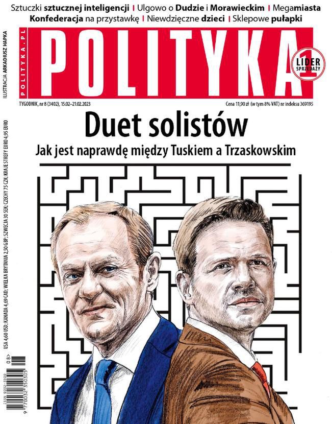 Okładka tygodnika "Polityka"