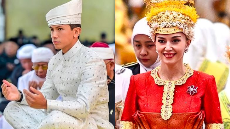 Ciąg dalszy DZIESIĘCIODNIOWEGO ŚLUBU syna sułtana Brunei. Książę Abdul z żoną wzięli udział w tradycyjnych ceremoniach (ZDJĘCIA)