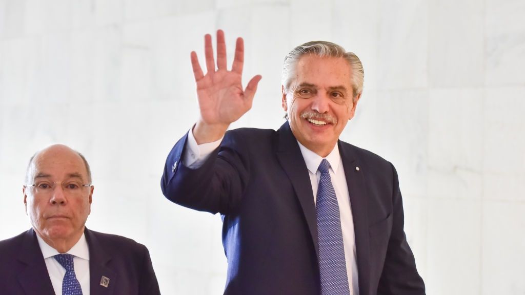 Ustępujący prezydent Argentyny Alberto Fernandez 