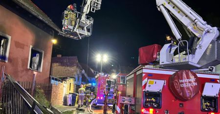 Tragiczny pożar w Gniewie. Zginęły dwie osoby w tym dziecko