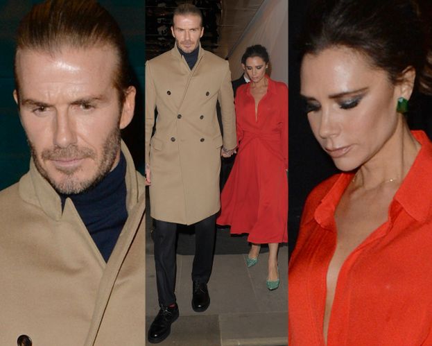 Wystylizowani Beckhamowie wychodzą z imprezy