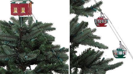 Mini kolejka linowa na twoją choinkę 1