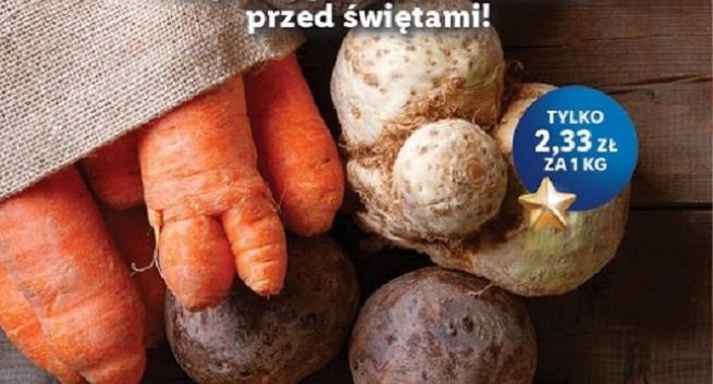 Lidl znów sprzedaje nieperfekcyjne warzywa