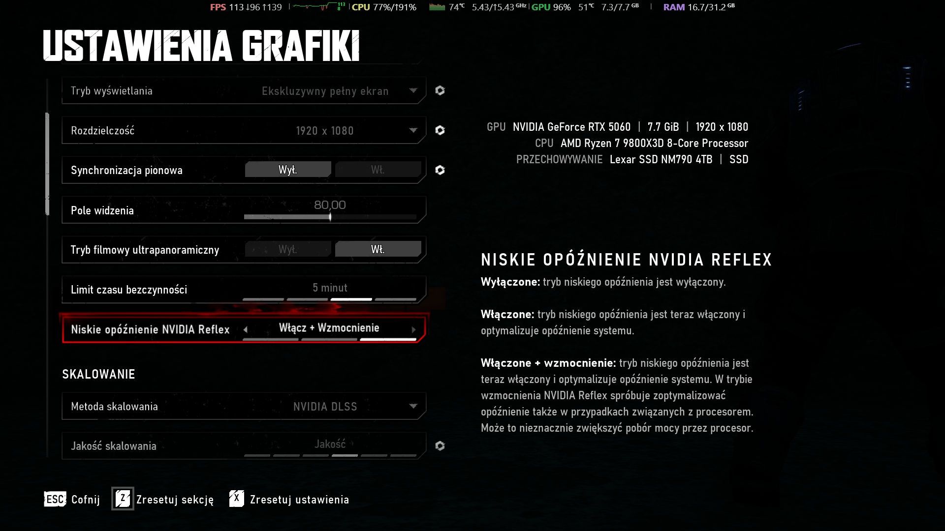 Gears of War: E-Day - optymalne ustawienia dla kart z 8 GB vRAM