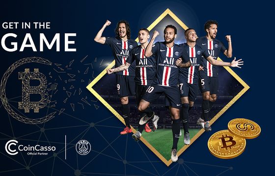Giełda kryptowalut CoinCasso oficjalnym partnerem Paris Saint-Germain