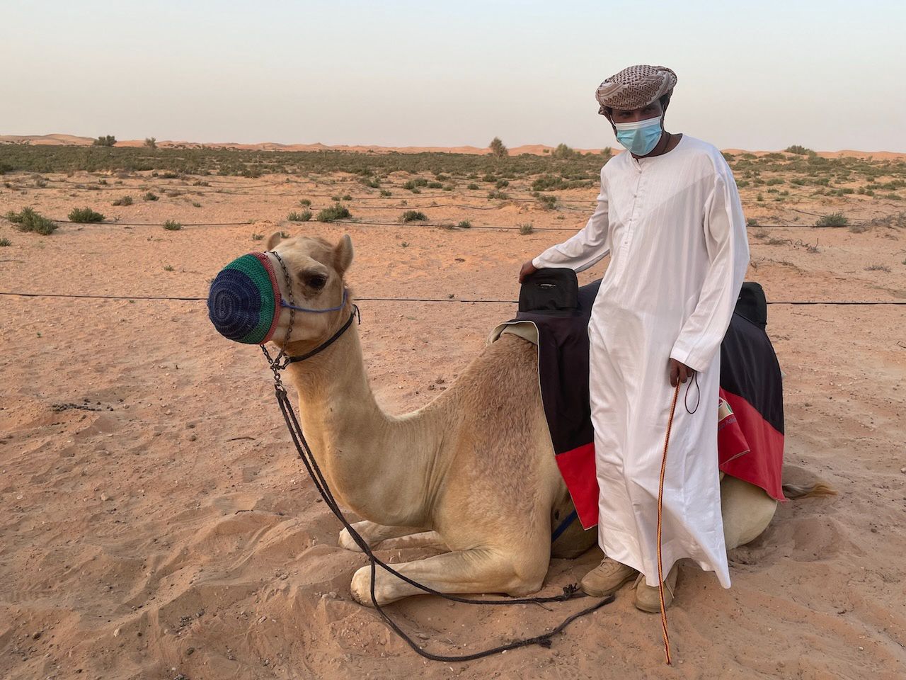 Noc na pustyni w Dubaju