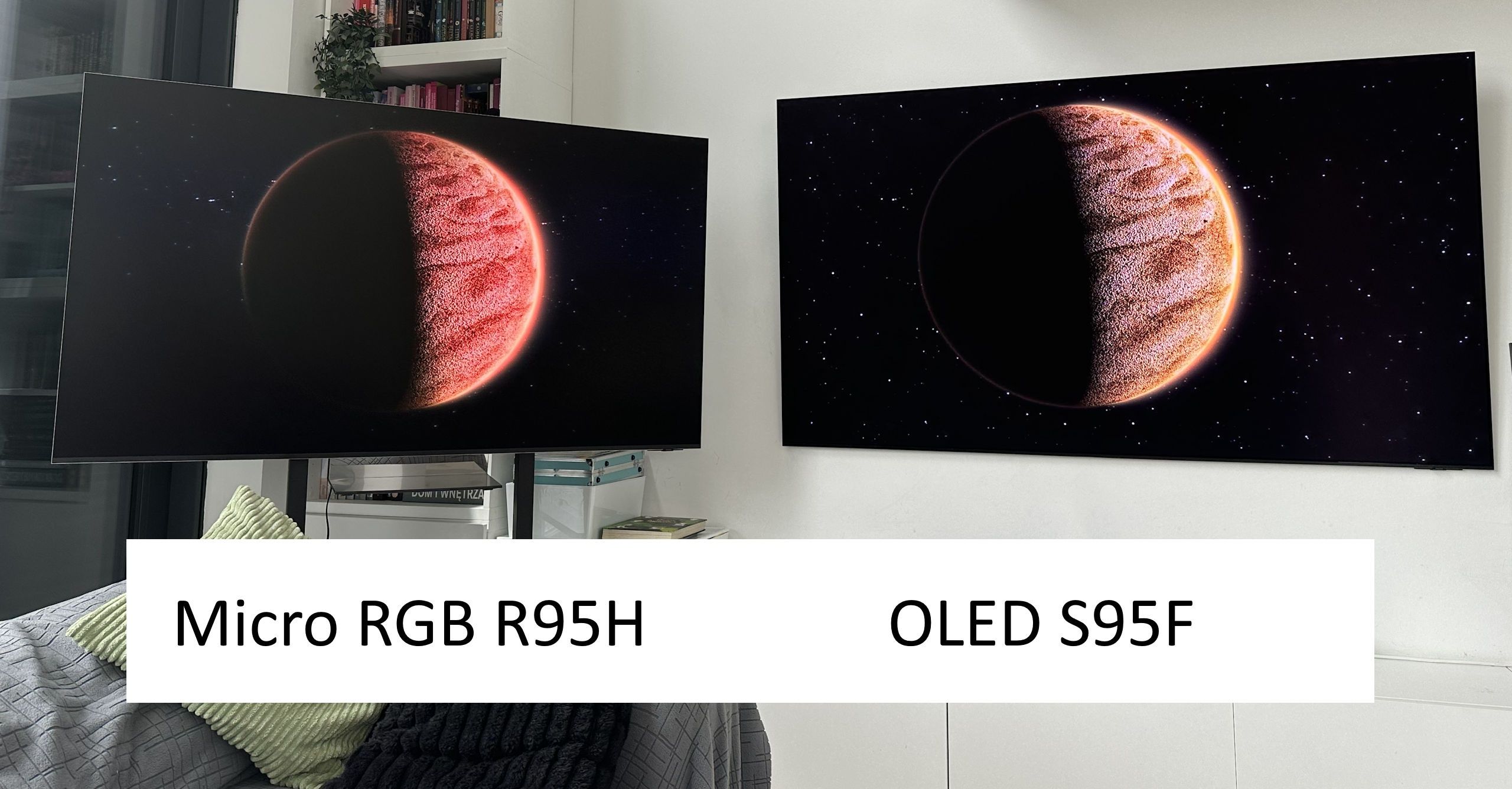 Samsung Micro RGB R95H vs OLED S95F