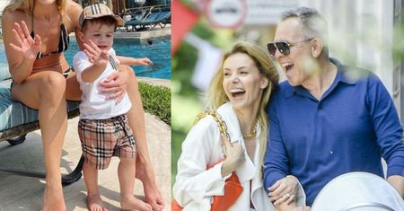 Izabela Janachowska ubrała Christophera Alexandra w komplet Burberry za prawie... TRZY TYSIĄCE ZŁOTYCH. Gustownie?