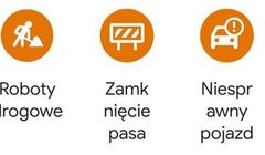 Google wprowadza do platformy Mapy informacje o zamkniętych pasach ruchu i niesprawnych pojazdach