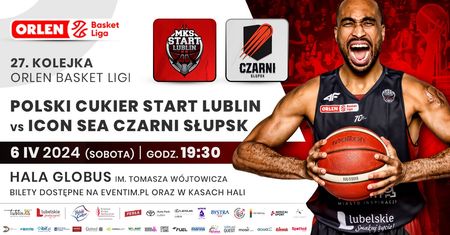Polski Cukier Start Lublin podejmie Icon Sea Czarni Słupsk w hali Globus. Wygraj bilety na mecz