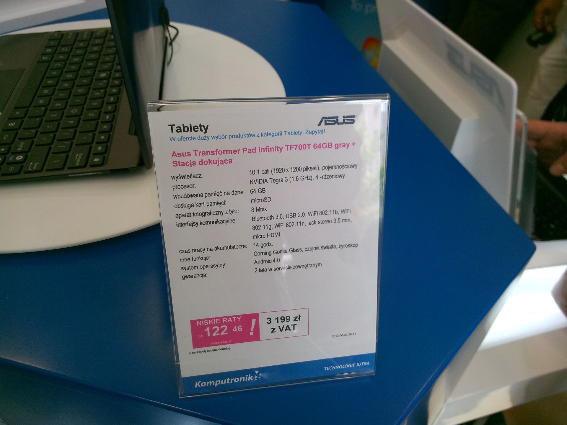 Polska premiera Asusa Transformera Infinity [galeria] 6