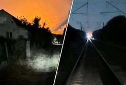 "Nadzwyczajne zdarzenie" w obwodzie kijowskim. W pobliżu pociąg do Przemyśla