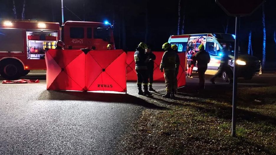 Wola Lisowska. Tragiczny wypadek na drodze 
