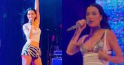 40-letnia Katy Perry odsłoniła na koncercie cekinowy biustonosz i płaski brzuch. Ogień?