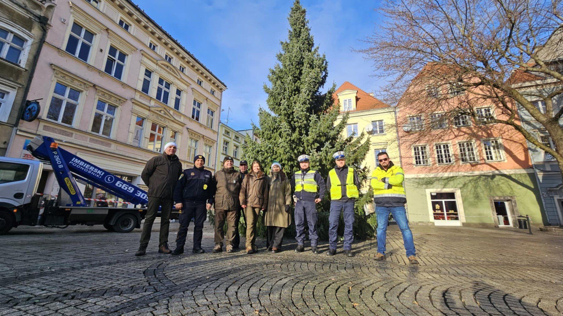 Choinka na deptaku w Zielonej Górze już jest!