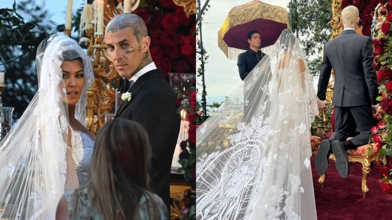 Tak wyglądał ślub Kourtney Kardashian i Travisa Barkera