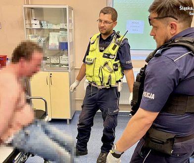 Mężczyzna dotkliwie pogryzł sąsiadów. Policjanci użyli paralizatora
