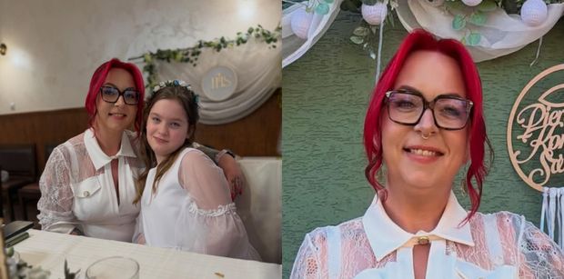 Odmieniona "Mama na Obrotach" pokazała CÓRKĘ, która przystąpiła do komunii. Fajna z nich rodzinka? (FOTO)