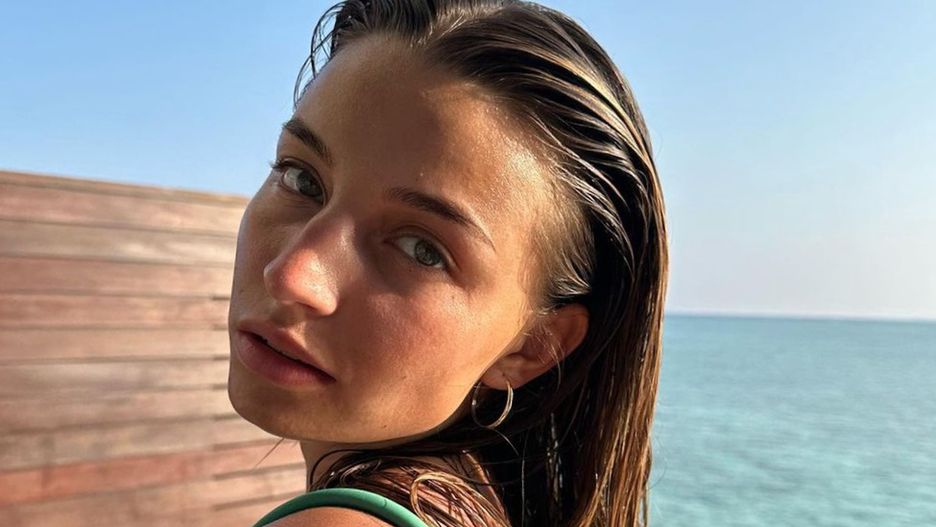 Julia Wieniawa na plaży