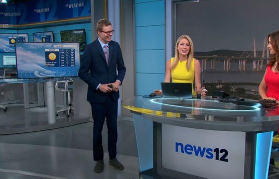 Polak prezentuję pogodę w amerykańskiej telewizji. „Mówię jakbym spotkał widzów na mieście”