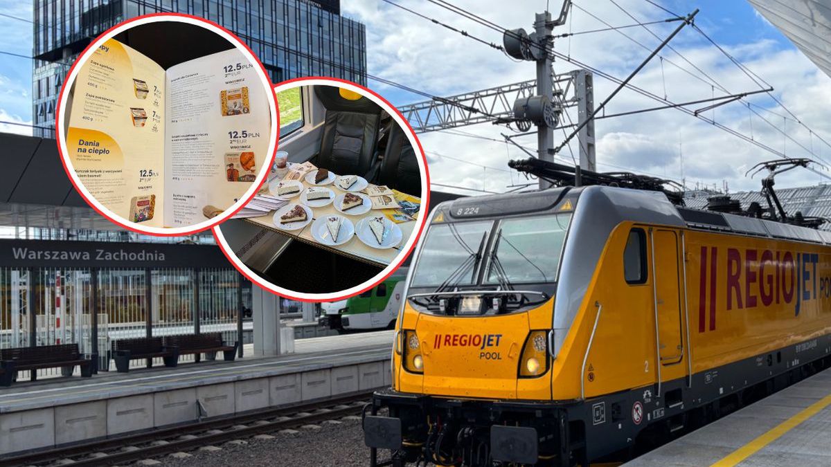RegioJet stawia na tani cennik. Podróżni chwalą menu za grosze