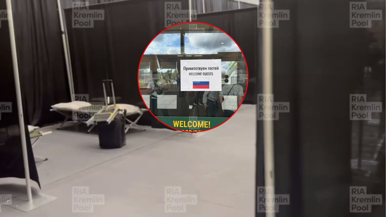 Przylecieli na Alaskę. Dziennikarze Putina zaskoczeni warunkami