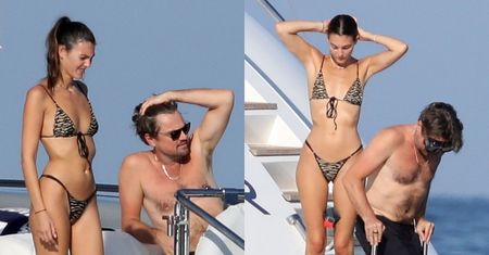 Leonardo DiCaprio smaży się na jachcie z MŁODSZĄ O PONAD 20 LAT partnerką. Fajna z nich para?