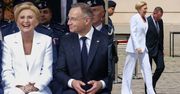 Agata Duda w białym garniturze uczestniczy w obchodach Święta Służby Ochrony Państwa. Ładnie wyglądała? (ZDJĘCIA)