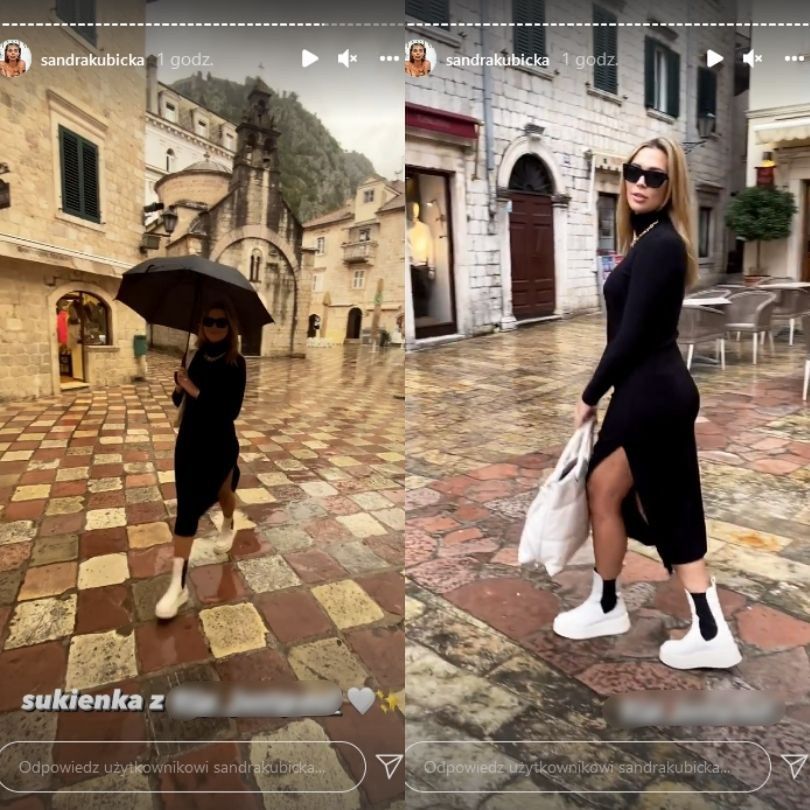 Sandra Kubicka i Baron relaksują się na wakacjach w Czarnogórze