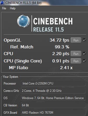 CineBench R11.5 64-bit