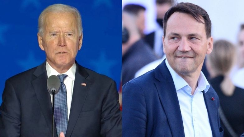 Radosław Sikorski już gratuluje Joe Bidenowi wygranej w wyborach