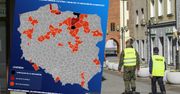 Koronawirus. Regionalizacja obostrzeń. Warmińsko-mazurskie czarnym punktem na mapie