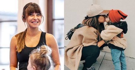 Anna Lewandowska świętuje milion pobrań swojej aplikacji całując wyrośniętą Klarę